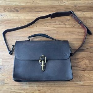 Buffalo Jackson Leather Messenger Bag Roosevelt Laptop Bag Brown Leather Bag